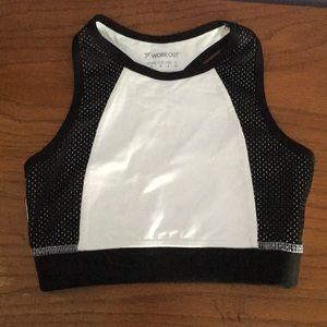 High neck sports bra, NWOT